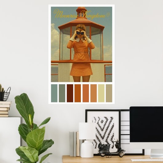 Poster Moonrise Kingdom (Bureau à domicile)