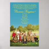 Poster Moonrise Kingdom (Devant)