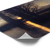 Poster Moonrise - Stanisław Masłowski 1884 - Moon (Coin)