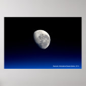 Poster Moonset, Station spatiale internationale, 2016 (Devant)