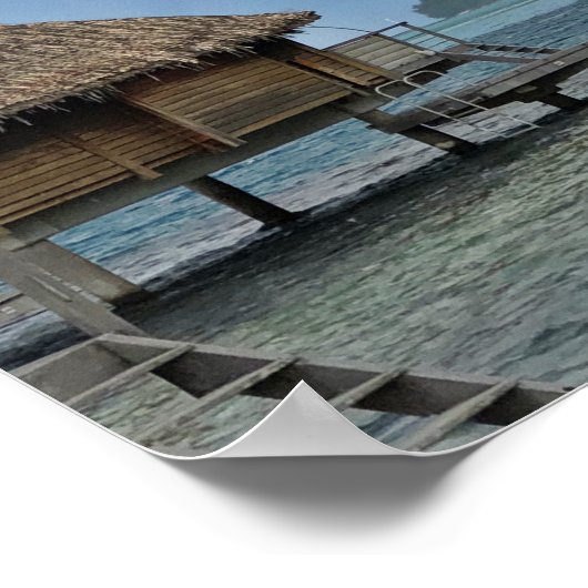 Poster Moorea, Polynésie française (Coin)