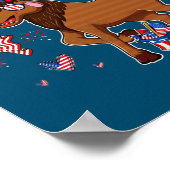 Poster Moose Avec Fireworks Lunettes de soleil Casquette  (Coin)