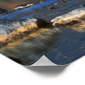 Poster Moose et Mont Katahdin (Coin)