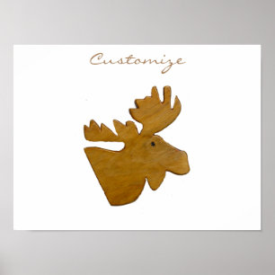 Poster Moose Head Thunder_Cove