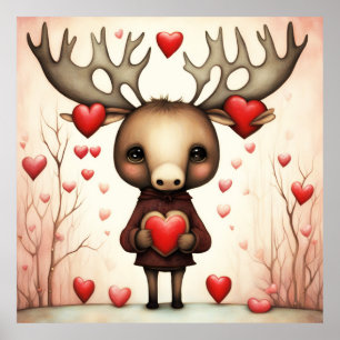 Poster Moose Love 3
