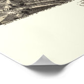 Poster Moosic, PA Carte panoramique - 1892 (Coin)