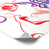 Poster Mopsmuster (Coin)