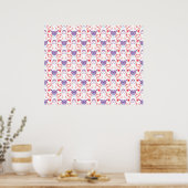 Poster Mopsmuster (Cuisine)