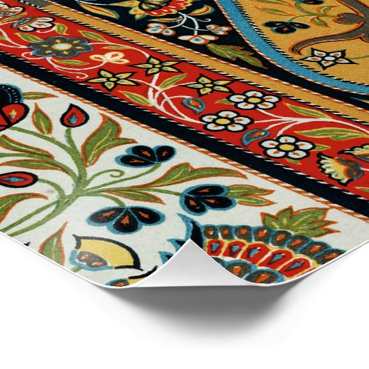 Poster Moquette Perse antique Design élégant (Coin)