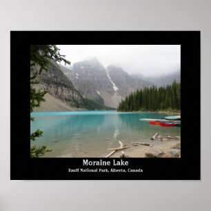 Poster Moraine Lake, Alberta, Canada Paysage Design Po