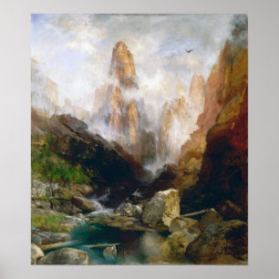 Poster Moran - Brume dans le canyon de Kanab, Utah