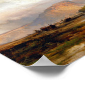 Poster Moran falaises de Green River Peinture (Coin)