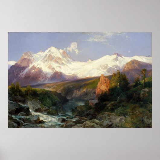 Poster Moran - La chaîne Teton (Devant)