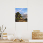 Poster Moran - Lac de Côme (Cuisine)