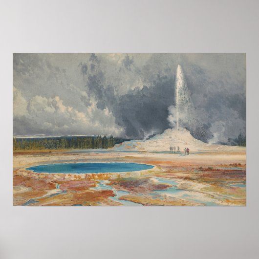 Poster Moran - Le Château Geyser Upper Geyser Park (Devant)