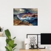 Poster Moran Shoshone Falls Idaho Peinture (Bureau à domicile)
