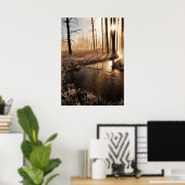 Poster Morceau de Yellowstone gelé (Bureau à domicile)
