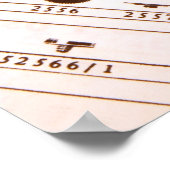 Poster Morceaux de temps (Coin)