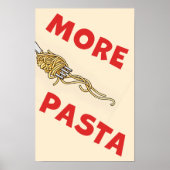 Poster More Pasta Italian Bar (Devant)