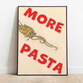 Poster More Pasta Italian Bar