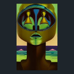 Poster More Than Human<br><div class="desc">More Than Human.  2023,  Ken Gage.  Digital art: pop surrealism.</div>