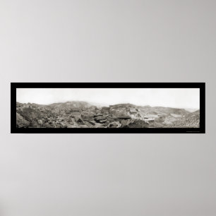 Poster Morenci, AZ Mine Photo 1909