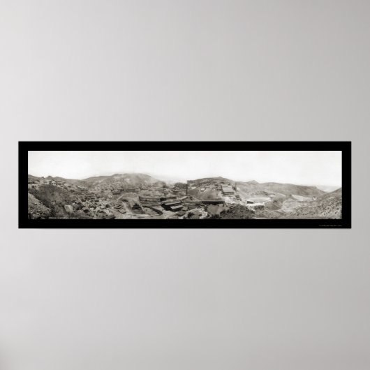 Poster Morenci, AZ Mine Photo 1909 (Devant)