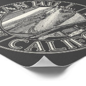 POSTER MORGAN HILL CALIFORNIA - DIABLO RANGE HILLS (Coin)