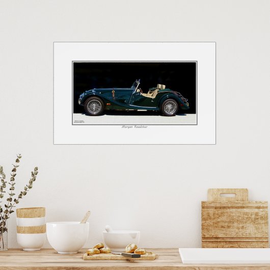 POSTER MORGAN ROADSTER (Cuisine)