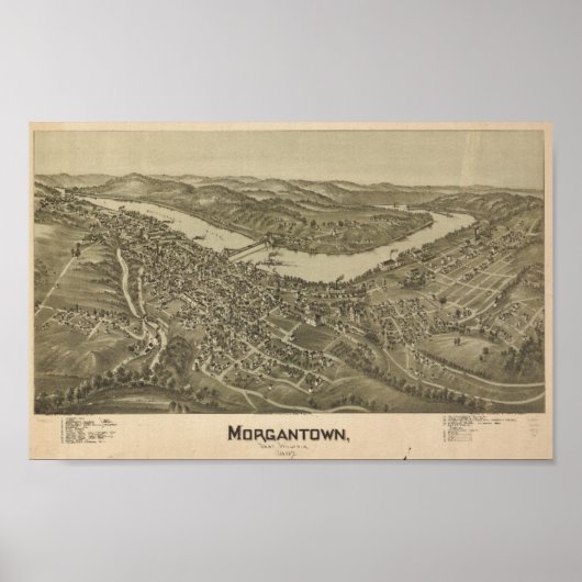 Poster Morgantown, WV (Devant)