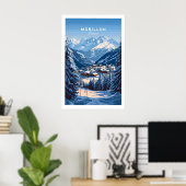 Poster Morillon Ski Print 1 (Bureau à domicile)