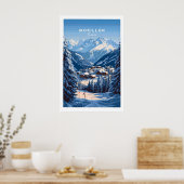 Poster Morillon Ski Print 1 (Cuisine)