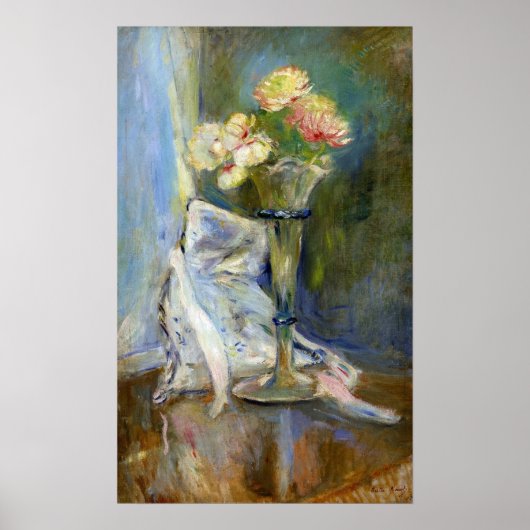 Poster Morisot - Anémones Roses (Devant)