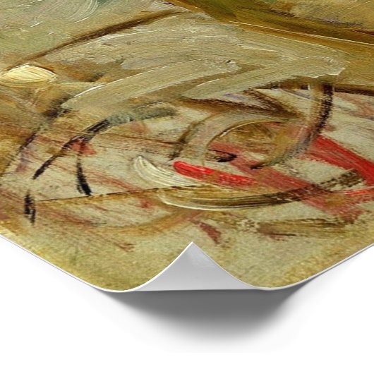 Poster Morisot - Autoportrait (Coin)