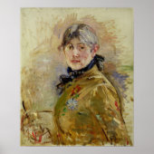 Poster Morisot - Autoportrait (Devant)