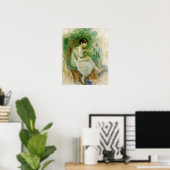 Poster Morisot - Baigneuse en chemise 1894 (Bureau à domicile)