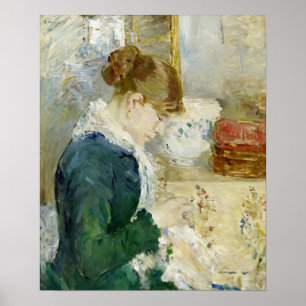 Poster Morisot - Femme Cousant (Femme Sewing) 1879