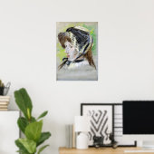 Poster Morisot - Jeanne Pontillon Dans La Capeline 1884 (Bureau à domicile)