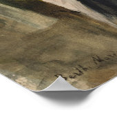 Poster Morisot - Jeune Dame Assis Sur Un Banc 1864 (Coin)