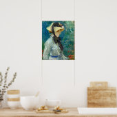 Poster Morisot - Jeune Femme Avec Un Casquette De Paille (Cuisine)