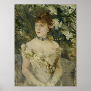 Poster Morisot - Jeune Femme Habillée Pour Le Bal 1879
