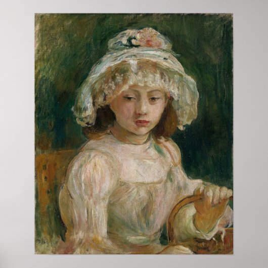 Poster Morisot - Jeune Fille Avec Casquette (Devant)