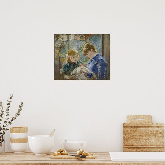 Poster Morisot - La Couture (Cuisine)