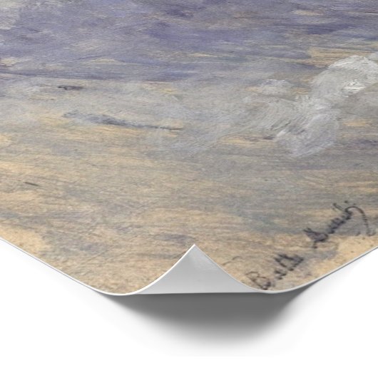 Poster Morisot - La Plage De Nice 1882 (Coin)