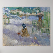 Poster Morisot - La Plage De Nice 1882 (Devant)
