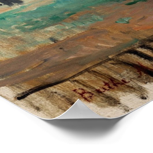 Poster Morisot - Lave-linge 1875 (Coin)