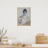 Poster Morisot - Paule Gobillard En Robe De Prom 1887 (Cuisine)