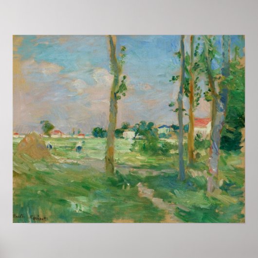 Poster Morisot - Paysage De La Creuse 1882 (Devant)