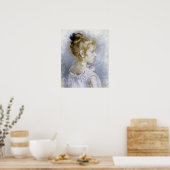 Poster Morisot - Portrait De Blanche Pontillon 1877 (Cuisine)