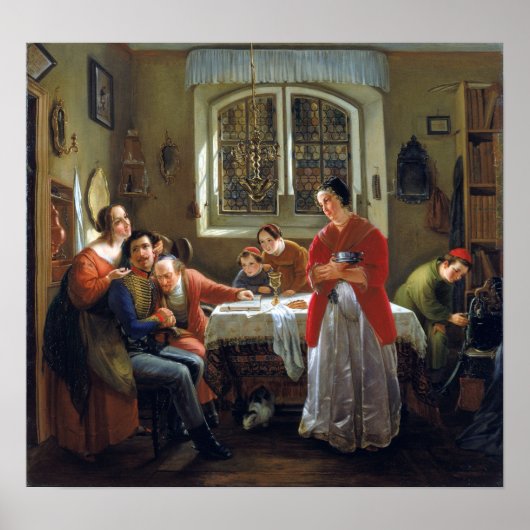 Poster Moritz Daniel Oppenheim Le Retour (Devant)